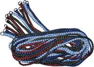 highly durable braided poly dog slip leads - ideal for animal control kennels, grooming, shelters, rescues, veterinarians, doggy daycares, and pet training - 5 ft strong leashes for dogs logo