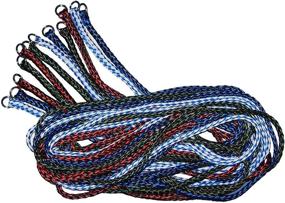 img 4 attached to Highly Durable Braided Poly Dog Slip Leads - Ideal for Animal Control Kennels, Grooming, Shelters, Rescues, Veterinarians, Doggy Daycares, and Pet Training - 5 FT Strong Leashes for Dogs