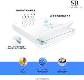 img 3 attached to 🛏️ Enhanced Sleeping Experience: Spahr Bedding 6 Sided Mattress Cover - Premium Zippered Encasement Mattress Protector - King Size, 100% Waterproof, Breathable & Safe