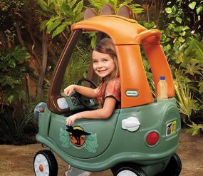img 1 attached to 🦖 T-Rex Coupe by Little Tikes: Dinosaur-Inspired Adventure on Wheels