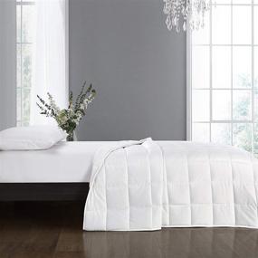 img 4 attached to 🛏️ 12 Pound Weighted Blanket for Well Being, 48x72, White (Model WK630965)