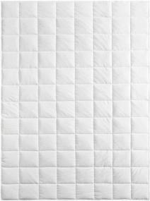 img 1 attached to 🛏️ 12 Pound Weighted Blanket for Well Being, 48x72, White (Model WK630965)
