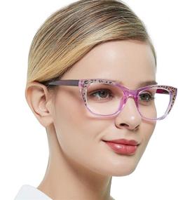 img 2 attached to 👓 OCCI CHIARI Women's Cateye Nerd Reading Glasses Ranging from 0 to 6.0 Magnification