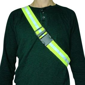 img 2 attached to Enhance Visibility with Endura Max Reflectives Reflective Elastic Belt or Sash: Military Heritage Style Glow Belt