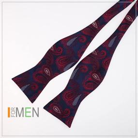 img 1 attached to Dan Smith DBA7B03A Patterned Microfiber Boys' Accessories in Bow Ties