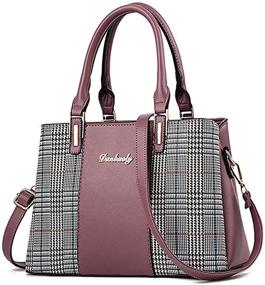 img 4 attached to 👜 Versatile Multicolor Satchel Shoulder Handbags & Wallets for Women