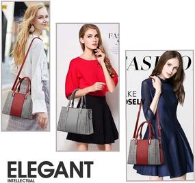 img 1 attached to 👜 Versatile Multicolor Satchel Shoulder Handbags & Wallets for Women