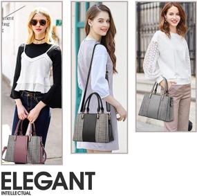 img 2 attached to 👜 Versatile Multicolor Satchel Shoulder Handbags & Wallets for Women