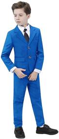 img 4 attached to 👔 Yavakoor Wedding Boys' Clothing: Formal Tuxedo Outfit