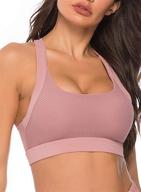 ultimate high impact workout: women's racerback sports bras for gym, fitness, and running логотип