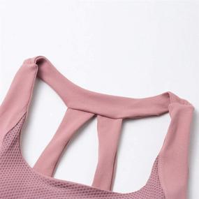 img 2 attached to Ultimate High Impact Workout: Women's Racerback Sports Bras for Gym, Fitness, and Running