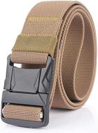 🔒 tactical buckle: quick release military stretch men's accessories for belts логотип