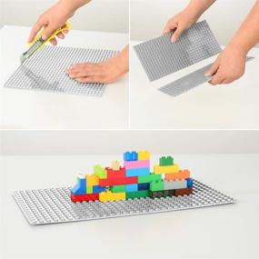 img 3 attached to Peel Stick Baseplates: Enhance Creative Play with Adhesive Compatible Building Toys