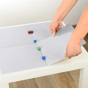 img 1 attached to Peel Stick Baseplates: Enhance Creative Play with Adhesive Compatible Building Toys