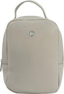 exquisite collection mini backpack beige logo
