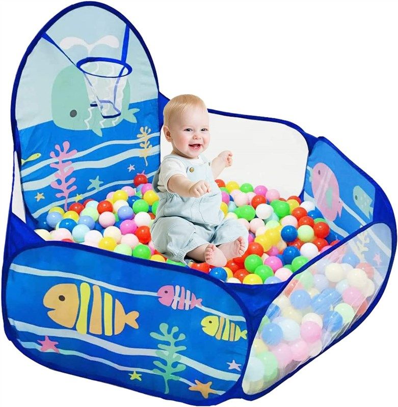 lojeton children toddler playpen basketball 로고