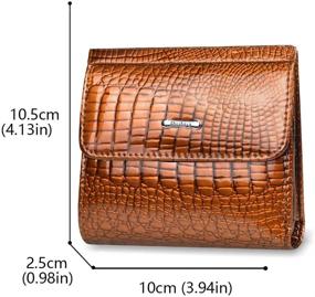 img 3 attached to Dicihaya Wallets Genuine Leather Holders Women's Handbags & Wallets