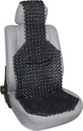 🚗 enhance your driving comfort with the zento deals black wood beaded seat cushion-5/8 thick logo