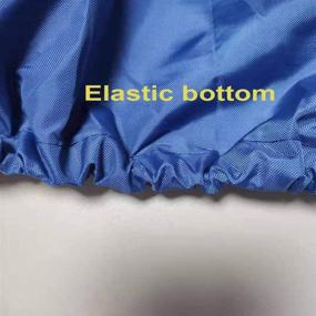img 1 attached to Waterproof Trailerable Boat Covers - Heavy Duty - Blue (17-19 ft)