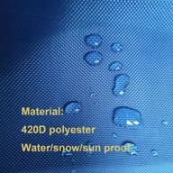 waterproof trailerable boat covers - heavy duty - blue (17-19 ft) логотип