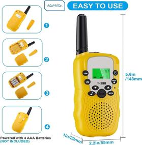 img 1 attached to 📞 Outdoor Kids Walkie Talkie Flashlight