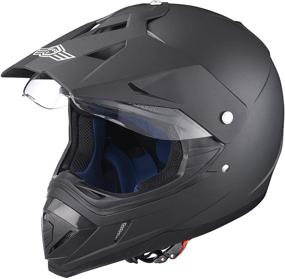 img 1 attached to AHR H-VEN30 DOT Full Face Motorcycle Helmet: Lightweight ABS, Dirt Bike Motocross, PC Visor, Motorbike Touring Racing M