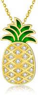 pineapple necklace sterling pendant jewelry logo