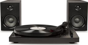 img 3 attached to 🎵 Enhanced Home Audio Experience: Crosley 2 Speed Turntable with Bluetooth Connectivity and Built-in Speakers