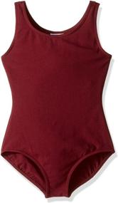 img 1 attached to 🩰 Capezio Girls Classic High-Neck Tank Leotard: Timeless Style and Comfort