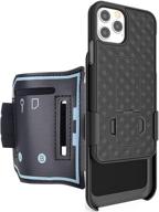 igooke iphone 12 pro max 6.7 inch sports armband, hybrid hard case with kickstand and running armband combo – ideal for sports, jogging, exercise, and fitness logo