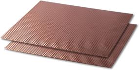 img 4 attached to 🔶 Copper Counter/Table Protector Mat - 14x17 Inches - Pack of 2