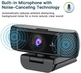 img 2 attached to NexiGo N680P Pro 1080P 60FPS Webcam with Software Control, Microphone and 🎥 Privacy Cover - Autofocus, Tripod, for Skype, Zoom, Teams - Mac, PC, Laptop, Desktop