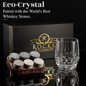 img 3 attached to 🥃 Exquisite Whiskey Stones: Bohemian Crystal Glass Rocks for Chilled Liquor