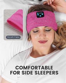 img 3 attached to 🎧 Ultimate Comfort: Sleep Headphones Bluetooth Sleeping Headband for Side Sleepers