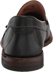 img 2 attached to CLARKS Barnes Loafer Black Leather Men's Shoes for Loafers & Slip-Ons