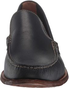 img 3 attached to CLARKS Barnes Loafer Black Leather Men's Shoes for Loafers & Slip-Ons