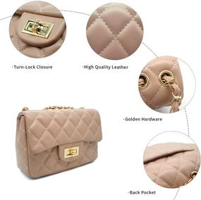 img 1 attached to Ophlid Designer Quilted Shoulder Crossbody Women's Handbags & Wallets