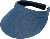 cushees cloth covered clip visor logo