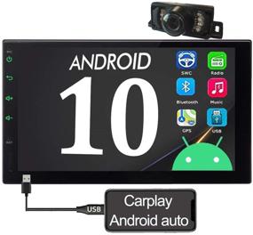 img 4 attached to 🚗 Eincar Android Auto Car Stereo Carplay Radio with Bluetooth and Backup Camera, 7-Inch Touch Screen GPS Navigation Double 2 Din Quad Core Head Unit with Mirrorlink, WiFi, USB, SD, and Steering Wheel Control Support