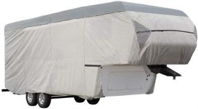 img 4 attached to 🌧️ Discover the Ultimate Protection: Eevelle Expedition Fifth Wheel RV Cover - Waterproof, Marine Grade, Heavy Duty, Durable, Weatherproof Trailer Cover