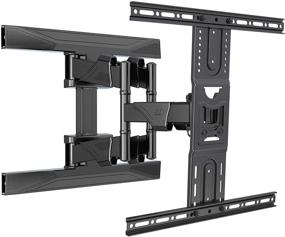 img 4 attached to 📺 NB North Bayou P7: Ultra-Sturdy Full Motion TV Wall Mount for 45”-75 inch Flat Screens - Swivel and Articulating Bracket with 100 lbs Load Capacity - VESA Compatible 200x200 Upto 600x400mm