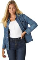 π§₯ stylish lee womens chore jacket in olive - women's clothing: coats, jackets, & vests logo