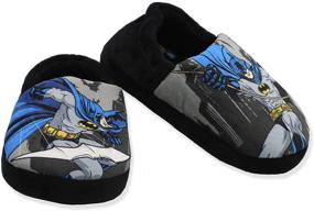 img 4 attached to DC Comics Superhero Toddler Slippers Boys' Shoes