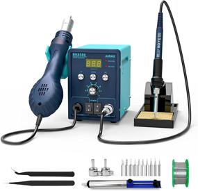 img 4 attached to 🔥 AIRMX Soldering Station: Adjustable Temperature Range of 392℉ to 896℉ for Precision Soldering