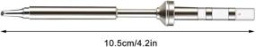 img 2 attached to TS100 Soldering Iron Replacement Tips Set - 7 Mini Stainless Steel Tips (TS-BC2)