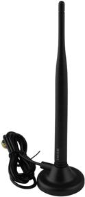 img 2 attached to 📶 H50328 Dual Band Wireless 802.11ac 11ac 802.11n 11n 2.4 GHz 2.4G 5GHz 5G Wi-Fi 5dBi Omnidirectional Antenna with 5ft Shielded RG-174 Cable and RP-SMA Connector - External Antenna with Magnetic Base