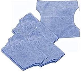 img 3 attached to 🧹 Efficient 6 Pack Reusable Washable Microfiber Mop Pads: Compatible with Swiffer Sweeper Dry Wet Refills & Swiffer 2 in 1 - Long-Lasting and Cost-Effective Solution