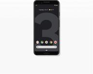 google - pixel 3 с 64 гб памяти сотовый телефон (разблокированный) - черный логотип