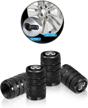 4 pcs metal car wheel tire valve stem caps for infiniti qx50 q50 q70 q70l q60 qx30 qx60 qx80 logo styling black decoration accessories logo