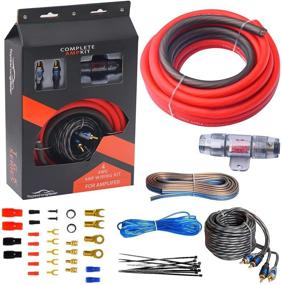 img 4 attached to 🔌 TOPSTRONGGEAR True 4 AWG Amplifier Subwoofer Installation Kit - Complete 4 Gauge Wiring Wire Install Cables